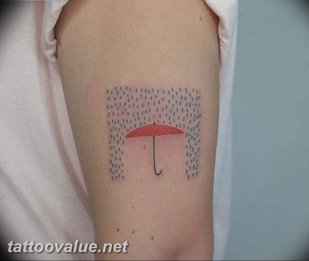 photo tattoo umbrella 06.12.2018 №103 - example of tattoo design umbrella - tattoovalue.net